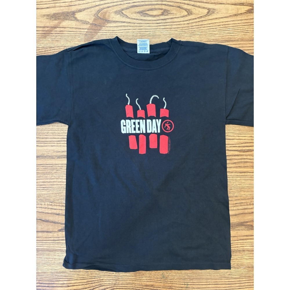 Green Day American Idiot 2005 Reprise Records T Shirt Youth Large or Woman Small